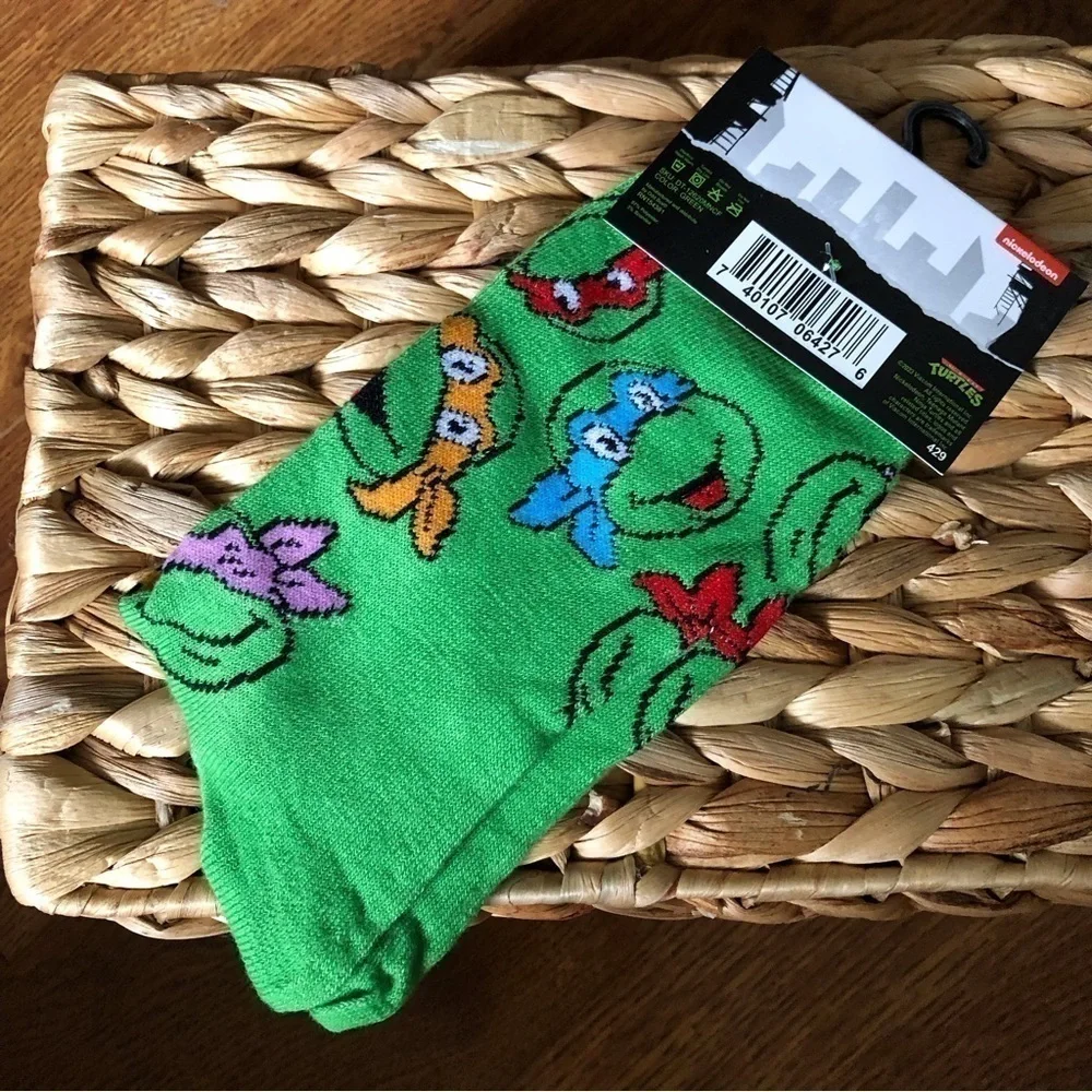 Teenage Mutant Ninja Turtles crew socks